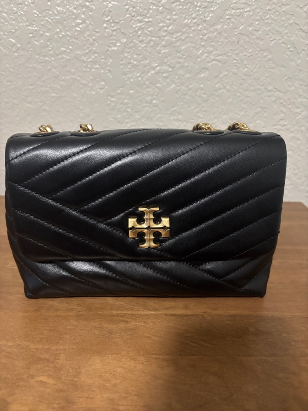 SMALL KIRA CHEVRON SHOULDER BAG